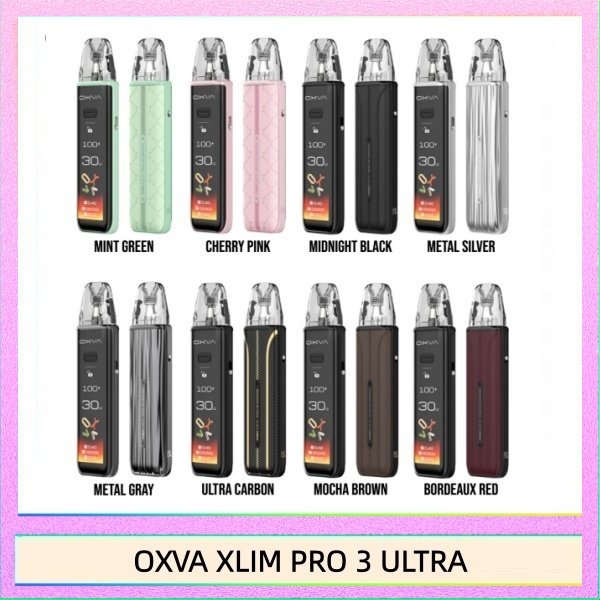 OXVA XLIM PRO 3 ULTRA 奧創小蠻牛觸屏螢幕電子煙主機空倉